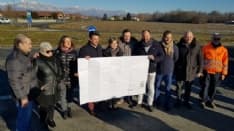 BOSCONERO-RIVAROLO - Pronti a partire i lavori per la rotonda sulla 460 in borgata Vittoria - FOTO