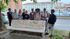 CHIVASSO - Consegnate alla collettività le panchine della legalità - FOTO