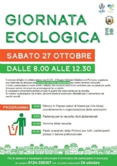 AGLIE' - Volontari in azione per ripulire il paese dalla discariche abusive