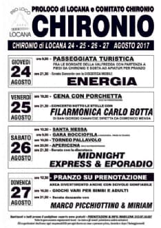 LOCANA - La borgata Chironio è in festa