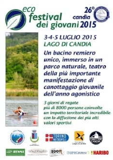 CANOTTAGGIO - Il lago di Candia ospita il 26° Festival dei Giovani
