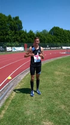 ATLETICA LEGGERA - Risultato storico per Davide Favro in gara a Fidenza
