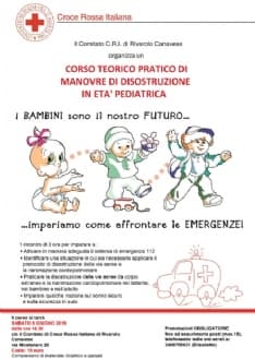 RIVAROLO - I bimbi sono il nostro futuro: impariamo come affrontare le emergenze