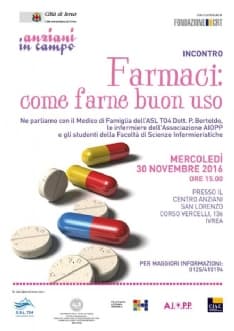 IVREA - «Farmaci: come farne buon uso». Un incontro con i medici
