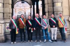 CANAVESE - Protesta dei sindaci dei piccoli Comuni in Regione