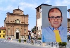 FELETTO - Palloncini bianconeri e sbandieratori per l'addio al giovane papà Piermauro Dicristo