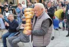 RIVAROLO CANAVESE - Ecco il «Trofeo Senza Fine» del Giro d'Italia - FOTO e VIDEO