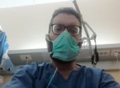 SALASSA - Coronavirus, Andrea Cavaletto lascia l'ospedale e torna a casa