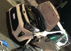 SAN MAURIZIO CANAVESE - Spaventoso incidente in via Torino, una donna trasportata in ospedale - FOTO