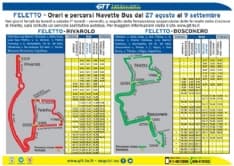 FELETTO - Bus al posto dei treni: dopo l'errore, la Gtt corre ai ripari