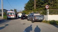 FELETTO - Incidente sulla 460: scontro moto-furgone - FOTO