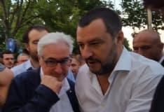 TORINO-BORGARO - Campo nomadi: Salvini ringrazia i carabinieri