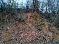 SAN COLOMBANO - Via ai lavori per la frana: i camion non passeranno da Ronchi Maddalena