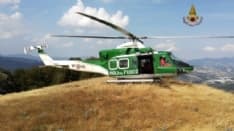 FRASSINETTO - Escursionisti di Leini dispersi in quota: salvati con l'elicottero dai vigili del fuoco - VIDEO