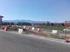 RIVAROLO-BOSCONERO - Rotonda alla Vittoria: partito il cantiere