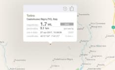 CANAVESE - SCOSSA DI TERREMOTO IN VALLE SACRA: EPICENTRO A CASTELNUOVO NIGRA