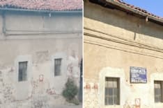 RIVAROLO CANAVESE - Sparito l'antico cartello del Touring Club a Mastri: «Sottratto un pezzo di storia»