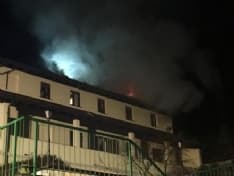 BORGOMASINO - Vigile del fuoco ferito mentre spegne l'incendio