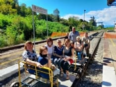 CHIVASSO - Sui binari per Asti tornano a correre i «ferrocicli»