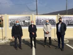 CALCIO - La storia del Bollengo nelle gigantografie sui muri dello stadio - FOTO