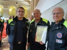 BOLLENGO - Importante premio per due volontari della Protezione Civile