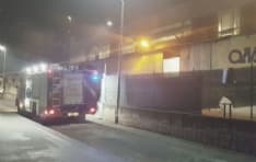 BUSANO - Intervento dei vigili del fuoco nella zona industriale