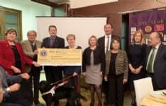 CASTELLAMONTE - I Lions Club uniti per donare un cane guida ad un ipovedente