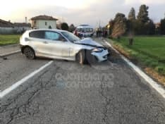 CASTELLAMONTE - Spaventoso incidente sulla provinciale 222. Un ragazzo ferito - FOTO E VIDEO