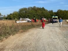 MAZZÈ - Incidente aereo, ultraleggero precipitato: grave il pilota, una ragazza di 24 anni - FOTO