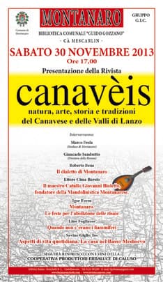 MONTANARO - Il grande ritorno della rivista Canaveis