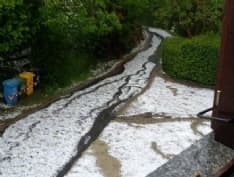 CANAVESE - Violenta grandinata si abbatte su tutta la zona - FOTO E VIDEO