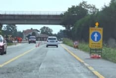 CASTELLAMONTE - Chiuso lo svincolo della Pedemontana a Sant'Antonio: traffico deviato fino alla fine di ottobre