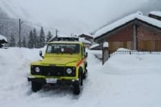 LOCANA - SCIATORE DISPERSO SOPRA L'ALPE CIALMA