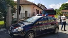 AGLIE' - Incendio in un'abitazione vicino al castello ducale - FOTO