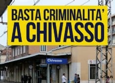 CHIVASSO - Zingari e clochard in stazione: CasaPound in piazza