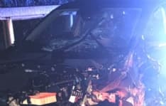 VOLPIANO - 36enne di Chiaverano investe un capriolo sull'autostrada: mezzo distrutto, animale morto sul colpo - FOTO