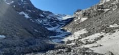 GRAN PARADISO - Il ghiacciaio ai minimi storici: mancano due metri di neve. Le riserve d'acqua finiranno già a luglio