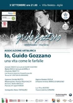 AGLIE' - A Villa Meleto di celebra Guido Gozzano