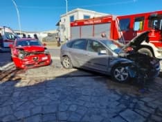 RIVAROLO CANAVESE - Incidente in Corso Re Arduino, due persone ferite - FOTO