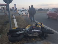 OZEGNA - Incidente auto contro moto: centauro ferito