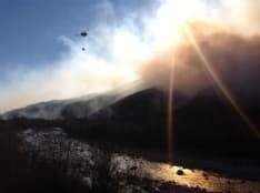CUORGNE'-PONT - Il Canavese rivive l'incubo incendi. Le fiamme devastano i boschi - FOTO E VIDEO