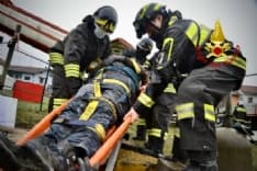 VOLPIANO - Maxi esercitazione nazionale dei vigili del fuoco - FOTO e VIDEO