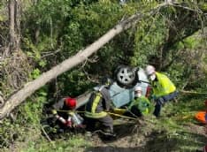 OZEGNA-RIVAROLO - Incidente alla curva del Bogo: due persone ferite - FOTO e VIDEO