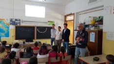 CASTELLAMONTE - Una bella donazione alla scuola dal Leo Club