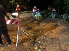 CANAVESE - Violento temporale nella zona di Cuorgnè: diversi interventi dei vigili del fuoco - FOTO