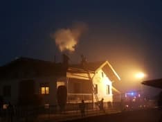 RIVAROLO - Incendio camino in frazione Mastri