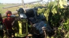 RIVAROSSA - Famiglia ferita nell'incidente aereo di Casale