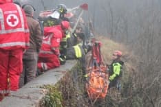 VALCHIUSELLA - Dopo l'incidente mortale partono i lavori sulla Provinciale 61