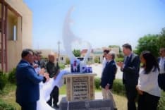 IVREA - Un monumento nella città curda di Qaladiza celebra il grande cuore di Graziella Bronzini - FOTO