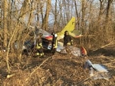 MONTALTO DORA - PRECIPITA AEREO ULTRALEGGERO, FERITI PADRE E FIGLIO - FOTO E VIDEO